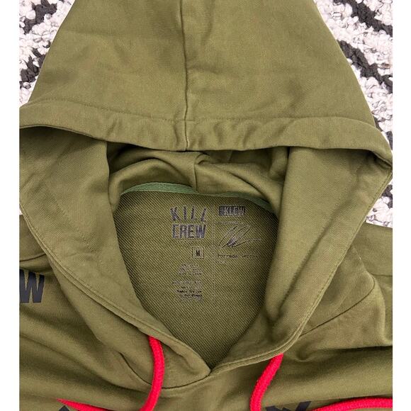 KILL CREW FIGHTER'S CLUB Hoodie Olive Green Medium NWOT - Picture 7 of 7
